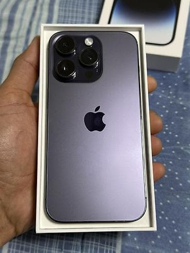 купить наручные часы самсунг: IPhone 14 Pro, Deep Purple, Коробка — 3