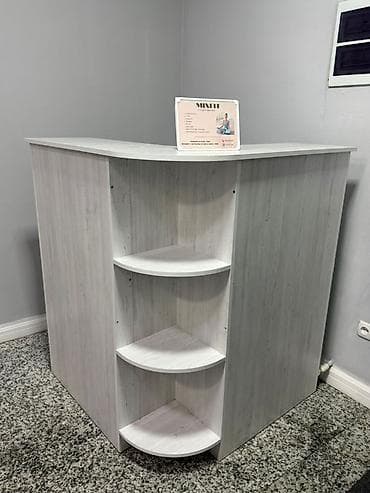 stol: Комплект офисной мебели, ДСП, цвет - Белый — 2