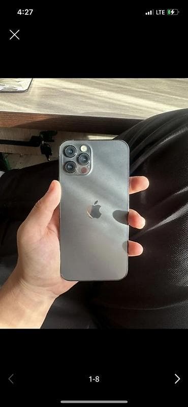 треснул экран: IPhone 12 Pro, Графит, 82 % — 1