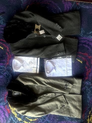 Пальтолор: Эркектердин пальтосу, XL, Zara, Жаңы, түсү - Боз, Өзү алып кетүү — 6