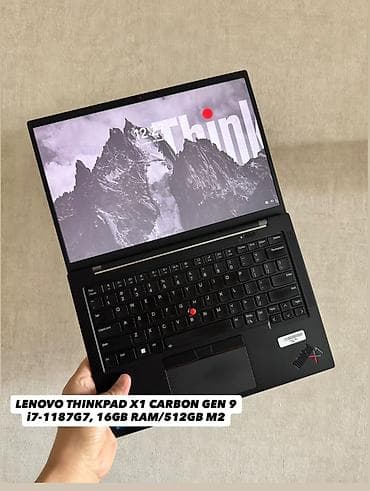 Lenovo ThinkPad X1 Carbon Gen 9 (i7-1185G7) — это премиальный at lalafo.kg Lenovo ThinkPad X1 Carbon Gen 9 (i7-1185G7) — это премиальный