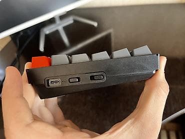 apple magic keyboard: Клавиатура, Keychron, Механическая, Bluetooth, Проводное подключение — 2