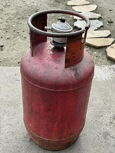 Газовые баллоны: Баллон для сжиженного газа (СУГ), металлический, красный — 1