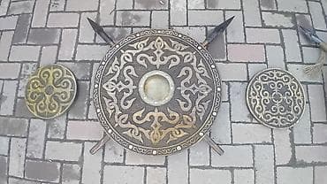 Освещение: Декоративные круговые щиты с этническим орнаментом - Материал — 1