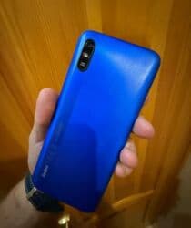 телефоны за 1000сом: Redmi, Redmi 9A, Б/у, 32 ГБ, цвет - Синий, 2 SIM — 1