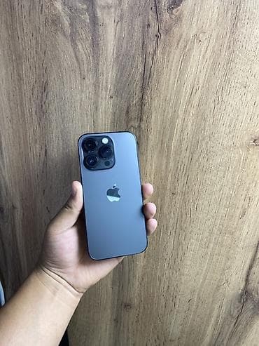 айыон 15 про: IPhone 14 Pro, цвет Black Titanium - Дисплей 6.1" Super Retina XDR с — 1