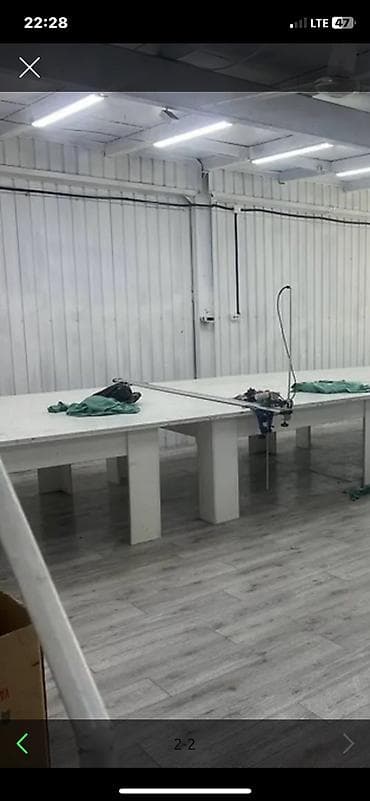 тенистый стол: Закройный стол длина 6м ширина 180 — 1