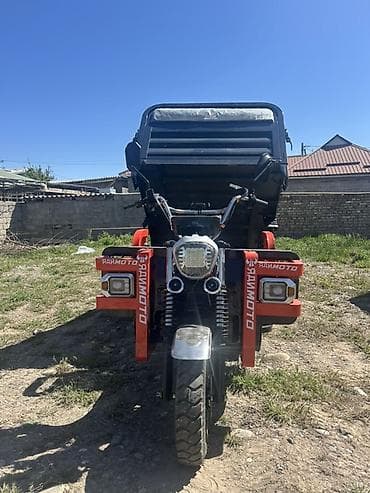 кроссовый мото: Грузовой трёхколёсный мотоцикл (трицикл) с самосвальным кузовом — 1