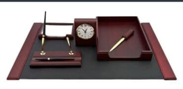 офисный набор: Кеңсе эмереги комплекти, Жаңы, Жыгач, Акысыз жеткирүү, түсү - Күрөң — 1