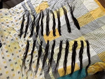 парик чач: 200 капсул Срез натуральных тёмно-каштановых волос - Текстура — 5