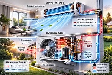 Установка техники: ❄️🔥 Установка кондиционеров ЗИМА / ЛЕТО под ключ в Бишкеке 🔥❄️ — 2