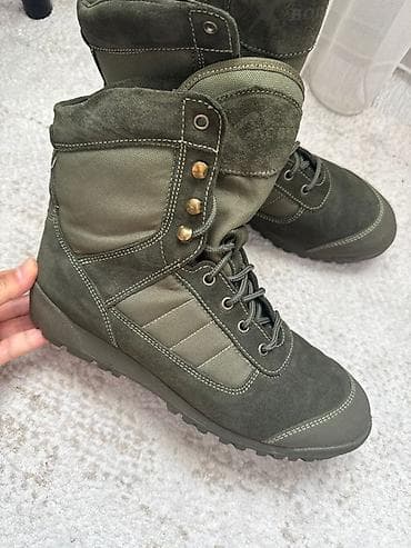 обувь для туризма: Тактические/треккинговые ботинки X-BOY (оливковый) - Высокая модель с — 4