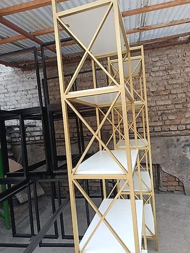 Соода жабдуулары: Стеллаж Китептер үчүн, Лофт, 2000 см * 72 см * 46 см, 
Жаңы — 2