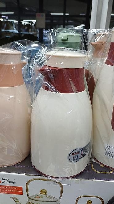 детский термос: Термос‑кувшин с помпой/кнопкой для разлива - Тип: вакуумный — 1