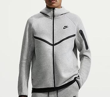 Мужская худи/толстовка Nike Tech Fleece с молнией по всей длине и