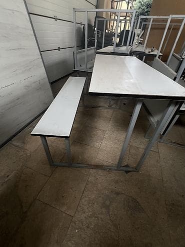 столы бу: Стол и стул для кафе, Б/у, Самовывоз — 1