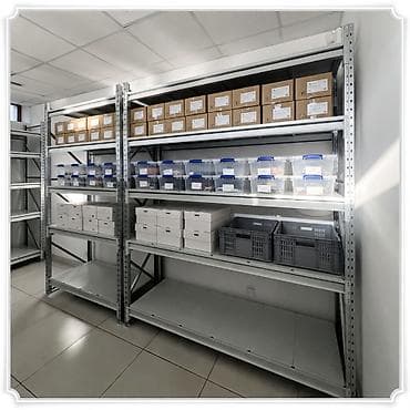 эконом понели: Складские стеллажи, металлический стеллаж для склада, средне - — 7