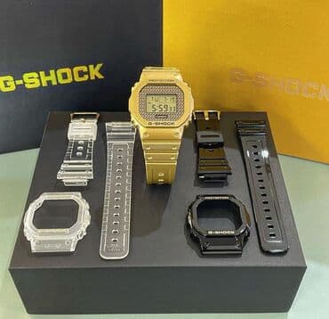 часы наручные электронные: G-shock NEW GW-5600 Функции : секундомер, будильник, мировое время — 5