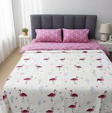 Комплект постельного 100% хлопок фланель белья с уникальным узором