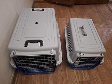 продам вольер для собаки бу: Зоотовары. животные. Переноска номер 3 размер 66.47.46 контейнер для — 1