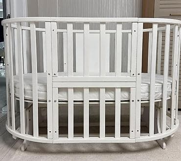 детская и подростковая одежда: Детская кровать трансформер, Другой тип, цвет - Белый — 2