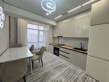 сдаю квартиру 2 к студ центр новый ремонт в квартире имеется все необходимое район панфиловабоконбаева: 2 комнаты, Риэлтор, Без подселения, С мебелью полностью — 2