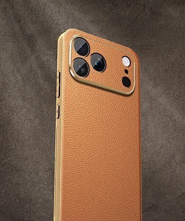Техника и электроника: Стильные чехлы для iPhone 17PROMAX (оранжево‑золотая палитра) - — 3