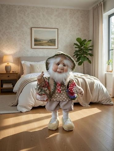 console games: Домовой дедушка — интерьерная игрушка ручной работы Уникальная — 8