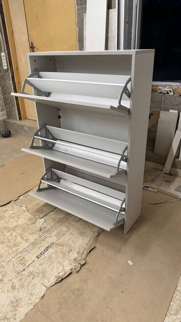 подставки для обуви: Тумба и подставка для обуви, Новый, Другой материал, Бесплатная доставка, цвет - Серый — 2