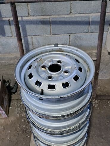 9 5j: Колеса в сборе 155 / 70 / R 13, Лето, Б/у, Комплект, Легковые, Железные, отверстий - 4 — 4