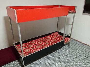 Продукты питания: Детская мебель для комнаты/игровой зоны - Двухъярусная кровать с — 1