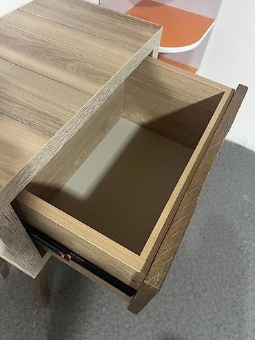 кормящий стол: Прикроватная тумба, Без зеркала, цвет - Коричневый, Дерево — 4