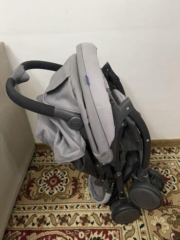 прогулочная коляска peg perego: Балдар арабасы, түсү - Күмүш, Колдонулган — 11