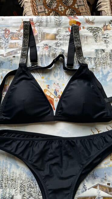 купальники з високою посадкою: Продаю купальник Victorias secret.Новый!Размер XL,на большую грудь 3/4 — 2