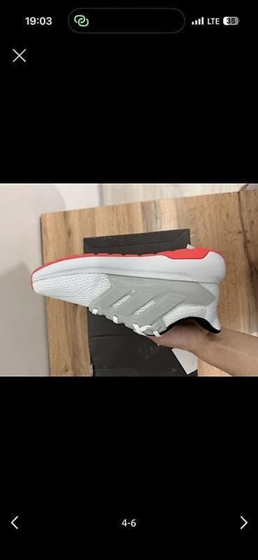 Мырзалардын бут кийими: Эркектердин кроссовкасы, 43, Adidas, Жаңы, түсү - Ак, Акылуу жеткирүү, Өзү алып кетүү — 4