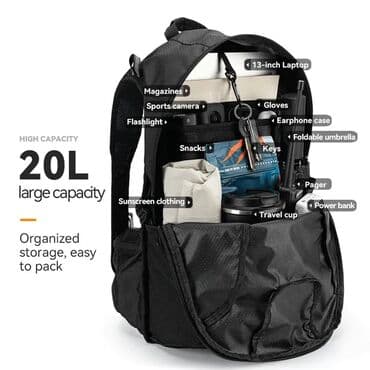 Туристические рюкзаки: 🎒 Рюкзак Rockbros - ваш надежный спутник в каждом приключении! 🌧️ — 3