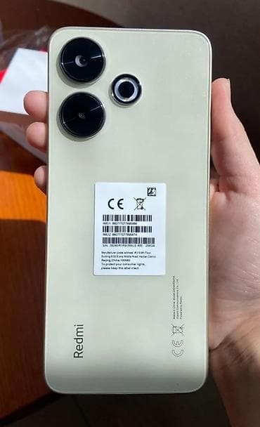 redmi 11 prime 5g: Redmi, Redmi 13, Новый, 256 ГБ, цвет - Бежевый, 2 SIM — 1