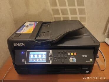 Продаю цветной Эпсон wf-7610 формат печати А3, А4 Печатает