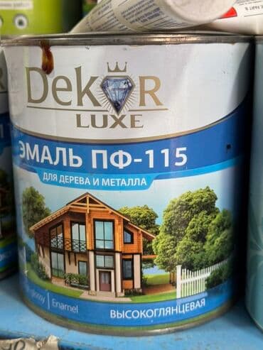 Эмаль: Эмаль ПФ-115 от Dekor Luxe для дерева и металла. Высокоглянцевая эмаль — 2