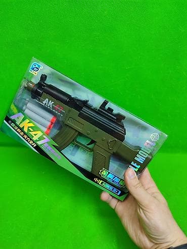 Детские электрокары: Автомат АК-47 мини нерф игрушек детская в ассортименте🔥 Комплектация — 5