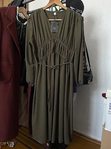 Вечернее платье, Длинная модель, С рукавами, 3XL
