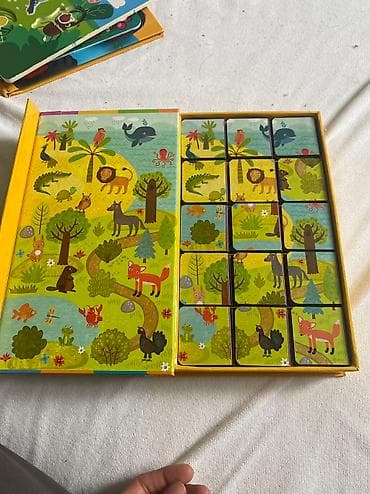 Балдардын кийим-кечелери жана бут кийимдери: Продаю 15 книжек-кубиков- «Мои любимые животные» в новом состоянии — 5