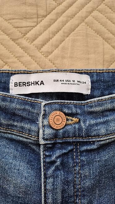 slim patch original: Джинсы, Клеш, Bershka, Средняя талия, L — 5