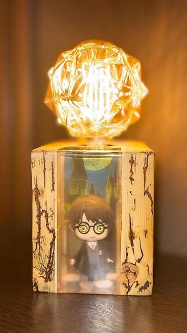 светильники ручной работы: Авторские настольные светильники из массива дерева - Ручная работа — 10