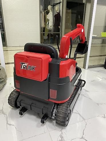 Детский транспорт: Детский электрический экскаватор-трактор TRUNK на гусеничном ходу — 4