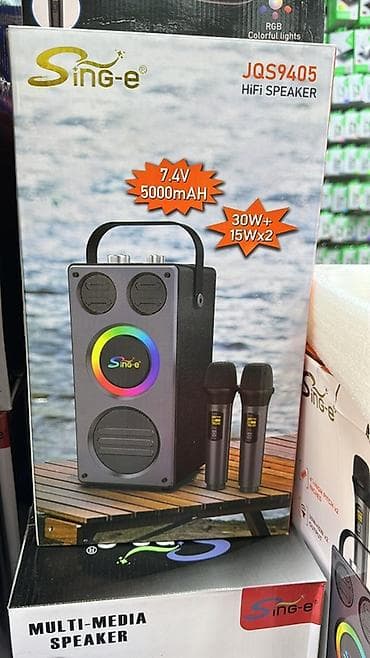 Аудиотехника: Портативная акустическая система Sing-e JQS9405 (HiFi Speaker) - — 2