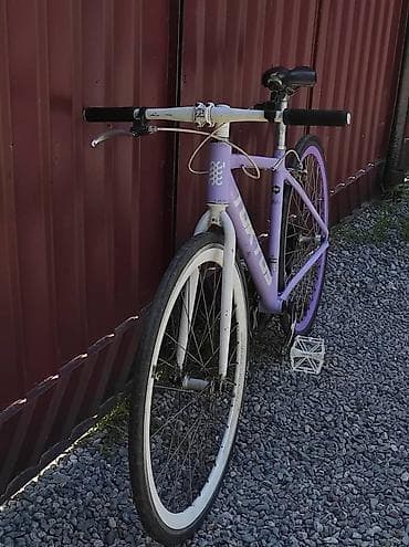 fixed gear: Шоссейный велосипед, Рама M (156 - 178 см), Б/у — 4