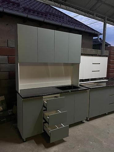 куханная мойка: Кухонный гарнитур, цвет - Белый, Платная доставка, Самовывоз, Бесплатная доставка — 4