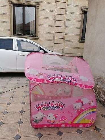 облака: Детская игровая палатка Hello Kitty (Teni Toys) - Тип: домик-палатка — 3
