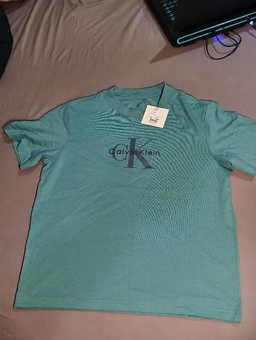 мятный: Мужская футболка, M, Calvin Klein, Новый, Бесплатная доставка — 2